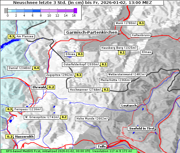 Neuschnee, 2. 1. 2026