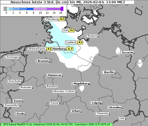 Neuschnee, 4. 2. 2026