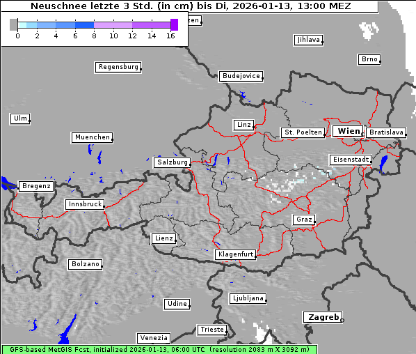 Neuschnee, 13. 1. 2026