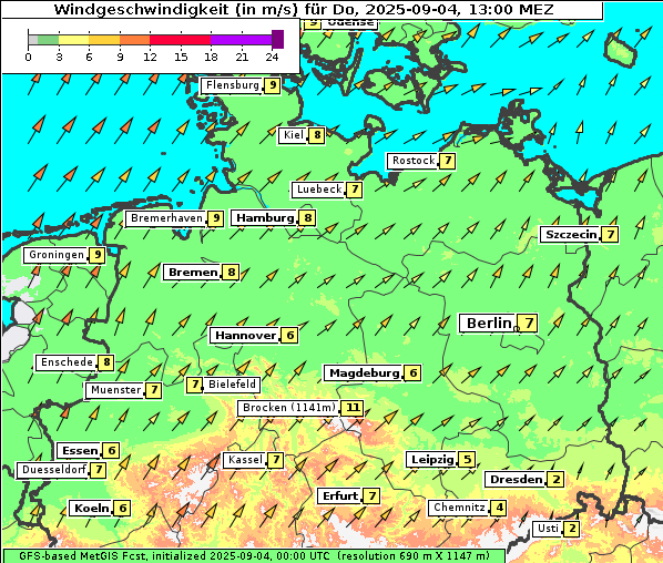 Wind, 4. 9. 2025