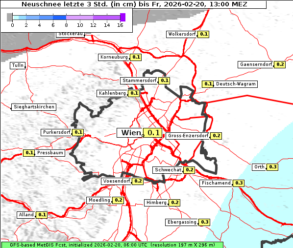 Neuschnee, 20. 2. 2026