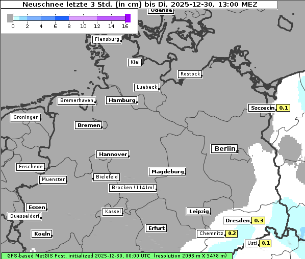 Neuschnee, 30. 12. 2025
