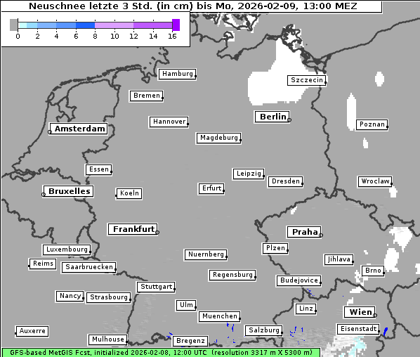 Neuschnee, 9. 2. 2026