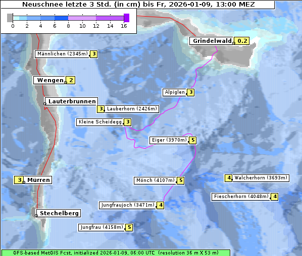 Neuschnee, 9. 1. 2026