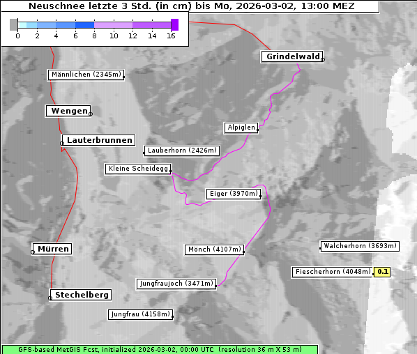 Neuschnee, 2. 3. 2026