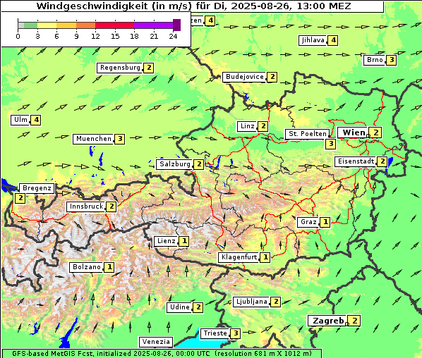 Wind, 26. 8. 2025