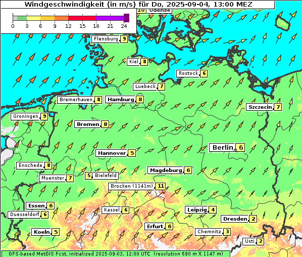 Wind, 4. 9. 2025