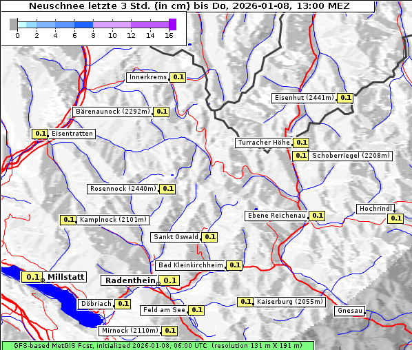 Neuschnee, 8. 1. 2026