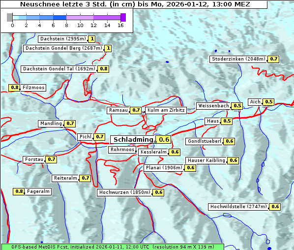 Neuschnee, 12. 1. 2026