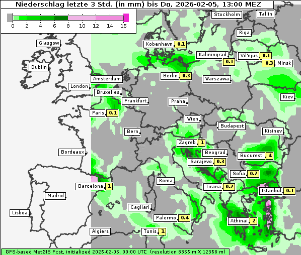 Niederschlag, 5. 2. 2026
