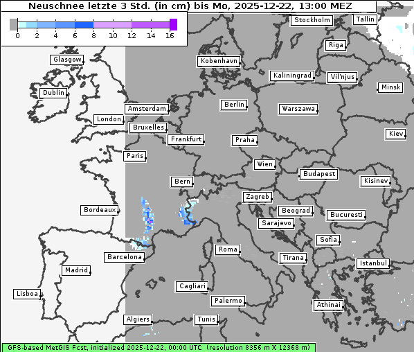 Neuschnee, 22. 12. 2025