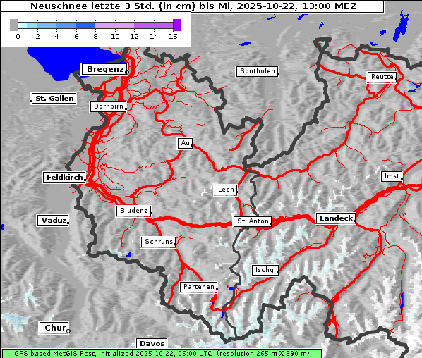 Neuschnee, 22. 10. 2025