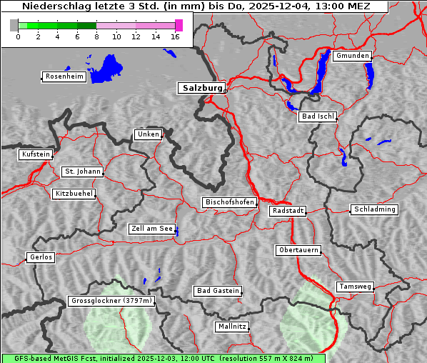Niederschlag, 4. 12. 2025