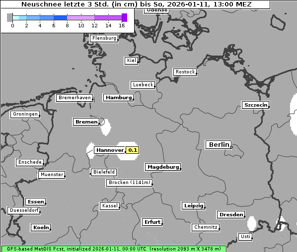 Neuschnee, 11. 1. 2026