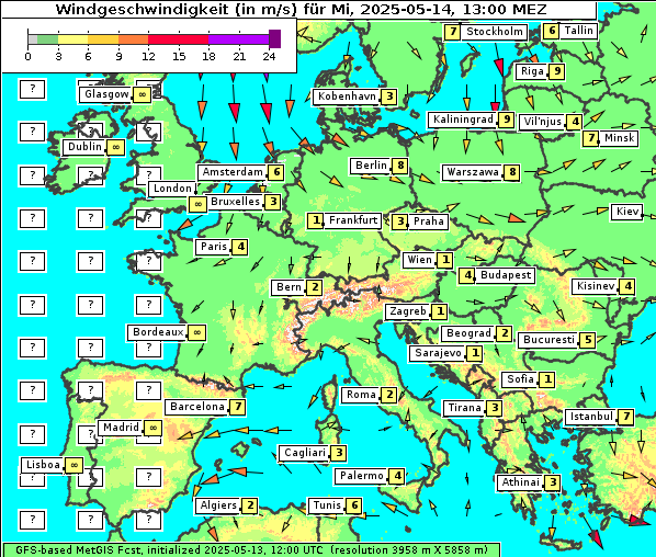 Wind, 14. 5. 2025