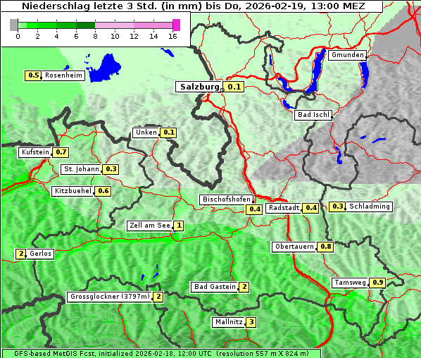 Niederschlag, 19. 2. 2026