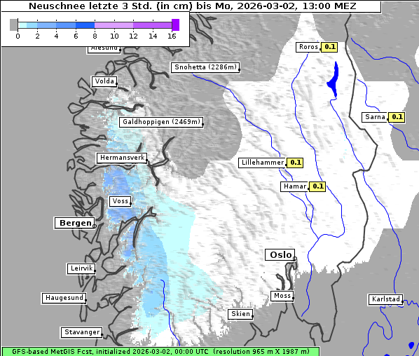 Neuschnee, 2. 3. 2026