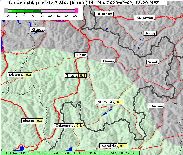 Niederschlag, 2. 2. 2026