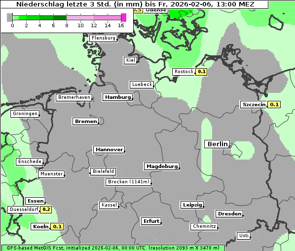 Niederschlag, 6. 2. 2026