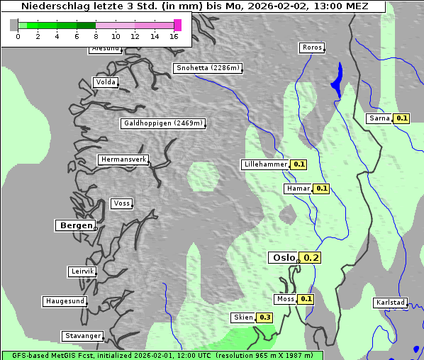 Niederschlag, 2. 2. 2026