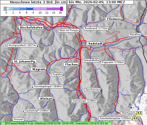 Neuschnee, 9. 2. 2026