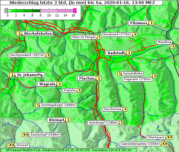 Niederschlag, 10. 1. 2026