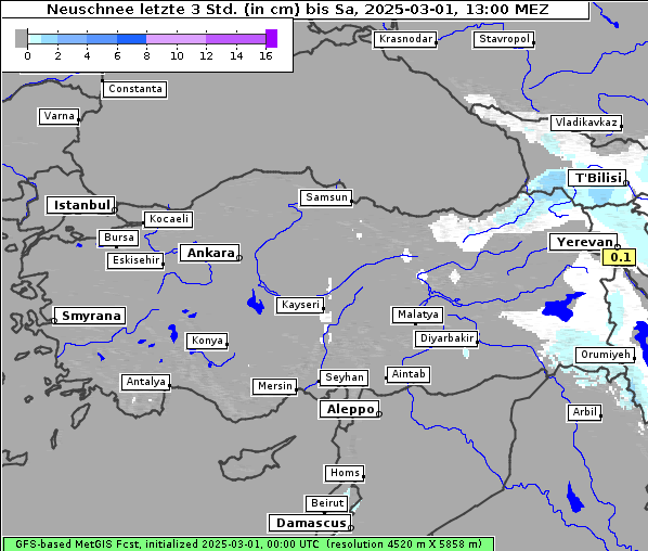 Neuschnee, 1. 3. 2025