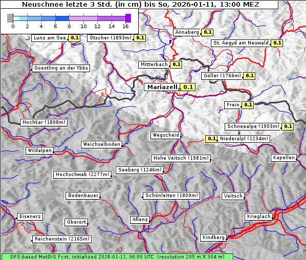 Neuschnee, 11. 1. 2026