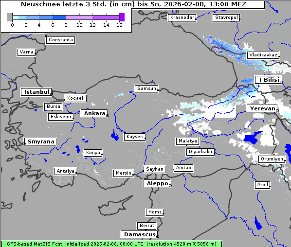 Neuschnee, 8. 2. 2026