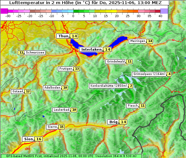 Temperatur, 6. 11. 2025