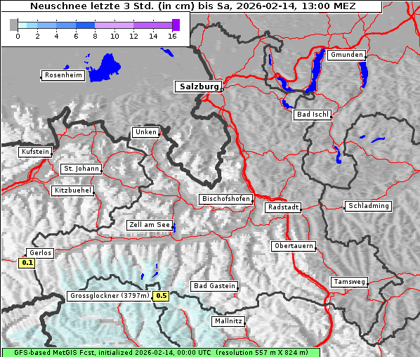 Neuschnee, 14. 2. 2026