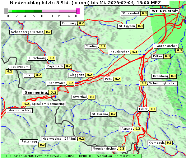 Niederschlag, 4. 2. 2026