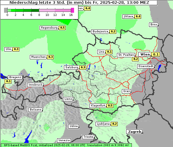 Niederschlag, 28. 2. 2025