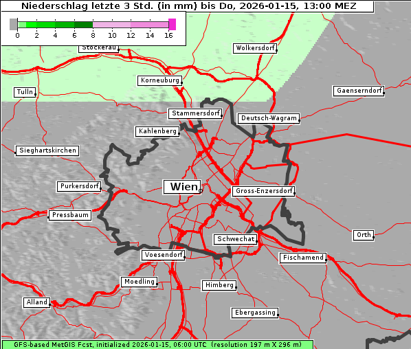 Niederschlag, 15. 1. 2026