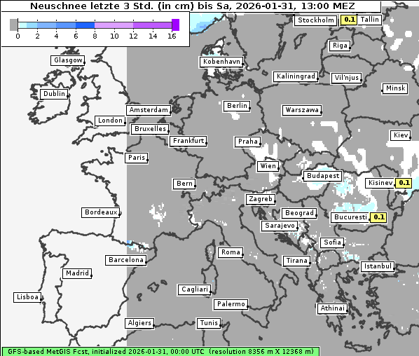 Neuschnee, 31. 1. 2026