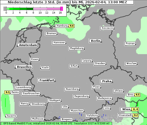 Niederschlag, 4. 2. 2026