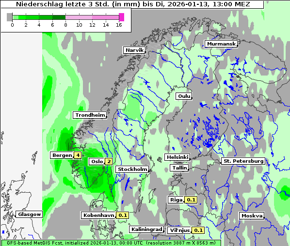 Niederschlag, 13. 1. 2026