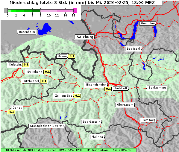 Niederschlag, 25. 2. 2026
