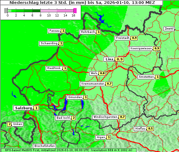 Niederschlag, 10. 1. 2026
