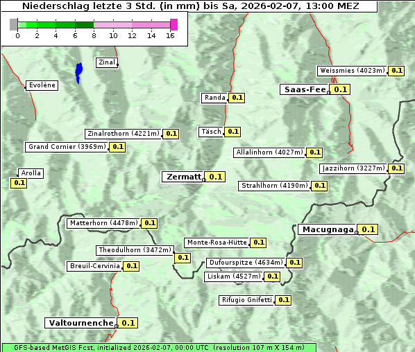 Niederschlag, 7. 2. 2026
