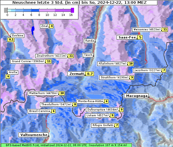 Neuschnee, 22. 12. 2024