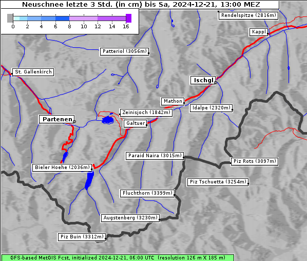 Neuschnee, 21. 12. 2024