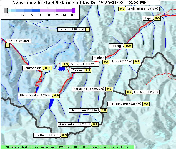 Neuschnee, 8. 1. 2026