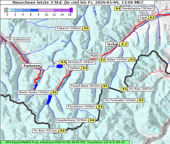 Neuschnee, 9. 1. 2026