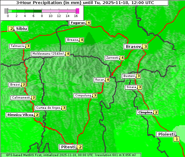 Niederschlag, 18. 11. 2025
