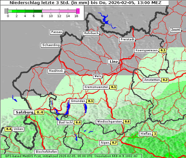 Niederschlag, 5. 2. 2026