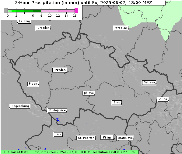 Niederschlag, 7. 9. 2025