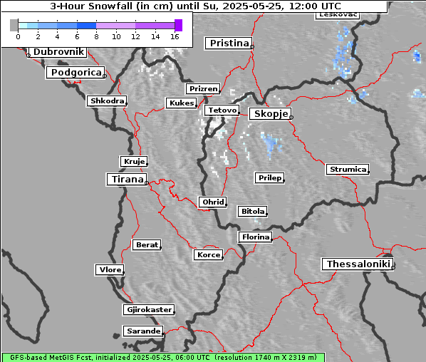 Neuschnee, 25. 5. 2025