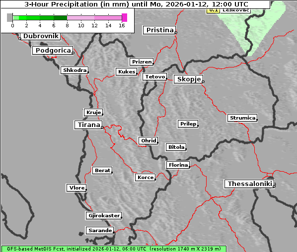 Niederschlag, 12. 1. 2026