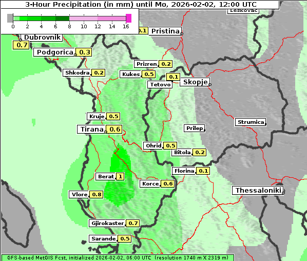 Niederschlag, 2. 2. 2026